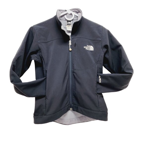 North Face Apex Pneumatic jacket Womens Sz XS Black  Shell Wind Water Resistant - Picture 2 of 13